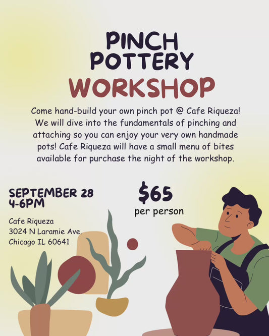 Pinch Pottery Workshop Sept 28